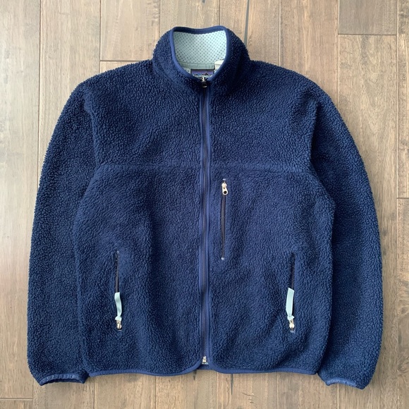 🫐Vintage Patagonia Retro Pile Cardigan (Sz M) - Picture 1 of 8